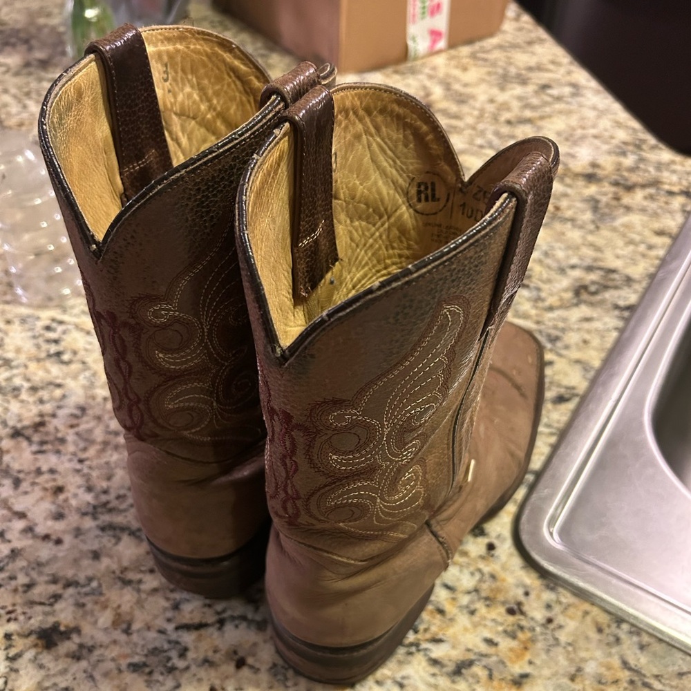 10 D Rockin leather boots